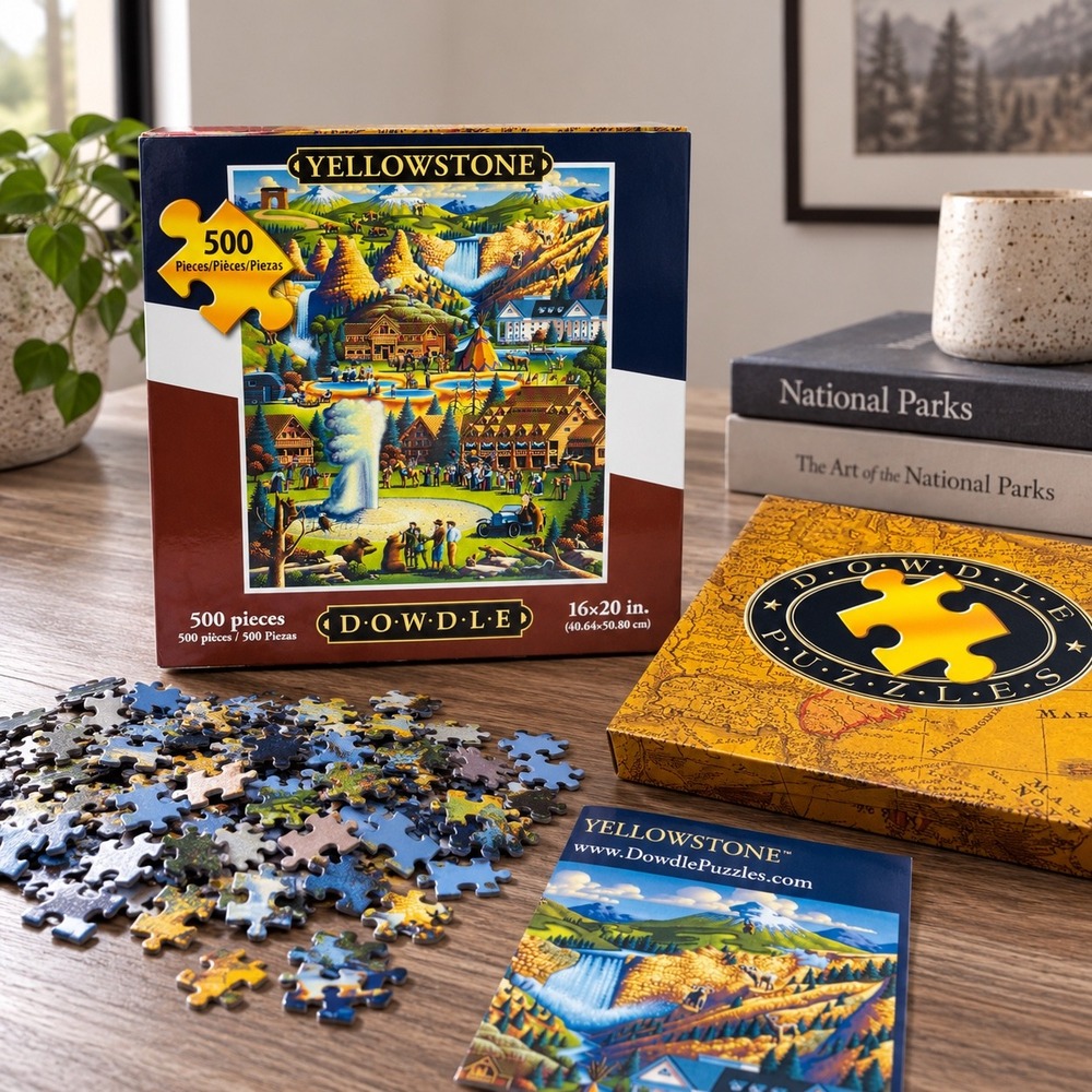 Dowdle Yellowstone National Park 500 Piece Jigsaw Puzzle Eric Dowdle Art 888584